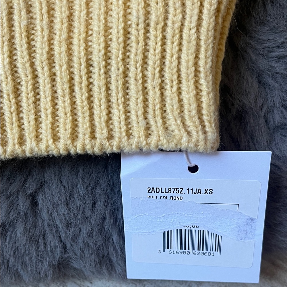 CELINE Yellow Fair Isle Yoke Wool Sweater - Picture 3 of 7